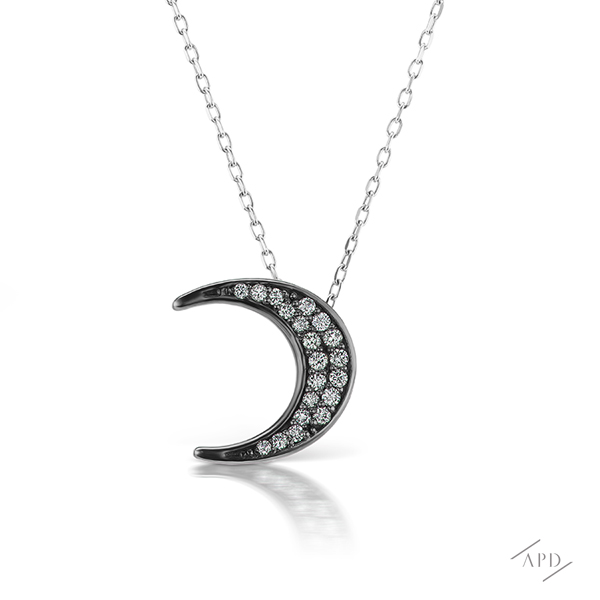 Argyle Moon Pendant